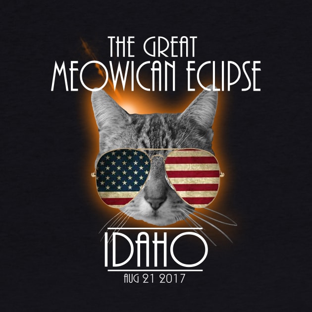 The Great Meowican Eclipse Shirt - Total Eclipse Shirt, Totality Georgia Shirt, Solar Eclipse 2017 Merchandise, The Great American Eclipse T-Shirt T-Shirt T-Shirt T-Shirt by BlueTshirtCo